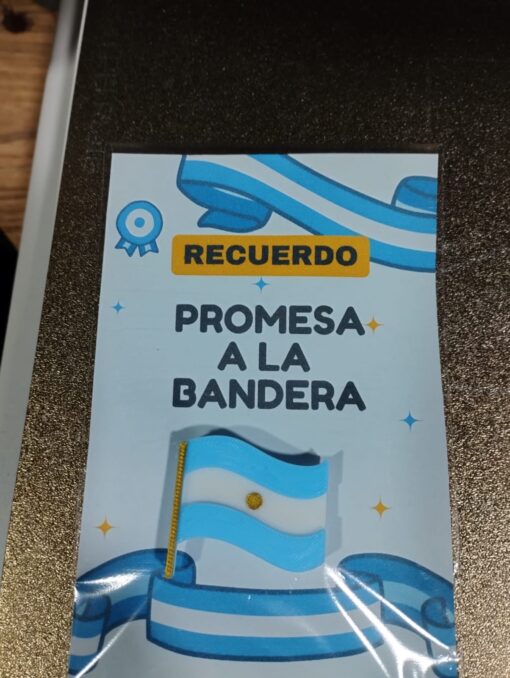 Escarapela Bandera Argentina 3D - Imagen 3