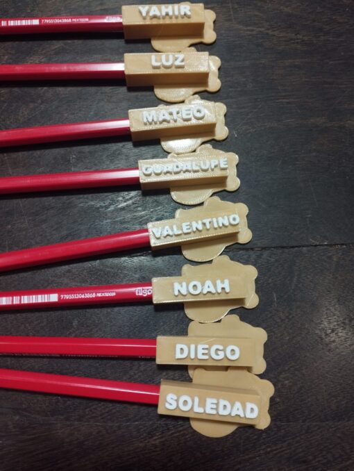 Identificadores de lápiz personalizados – Personaje capibara - Imagen 5